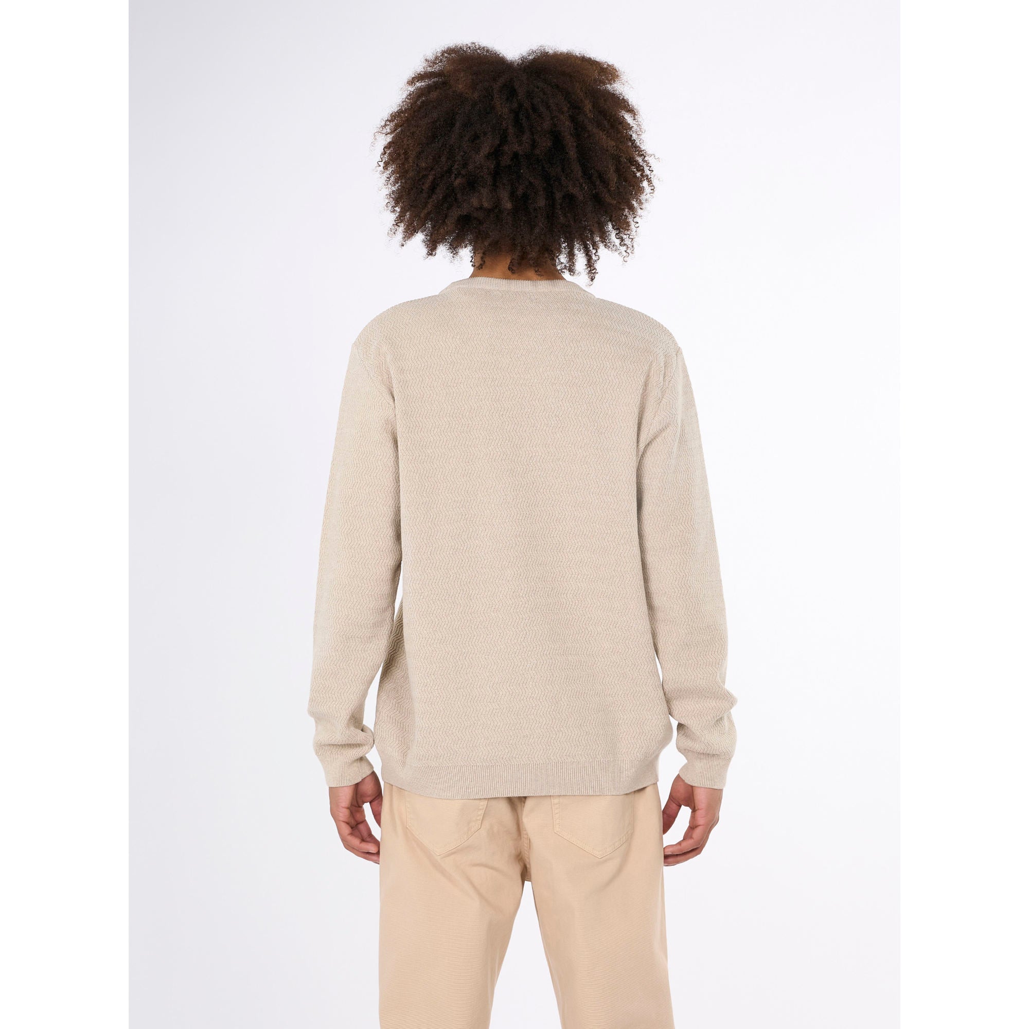 Strickpullover ZIG-ZAG aus Bio-Baumwolle