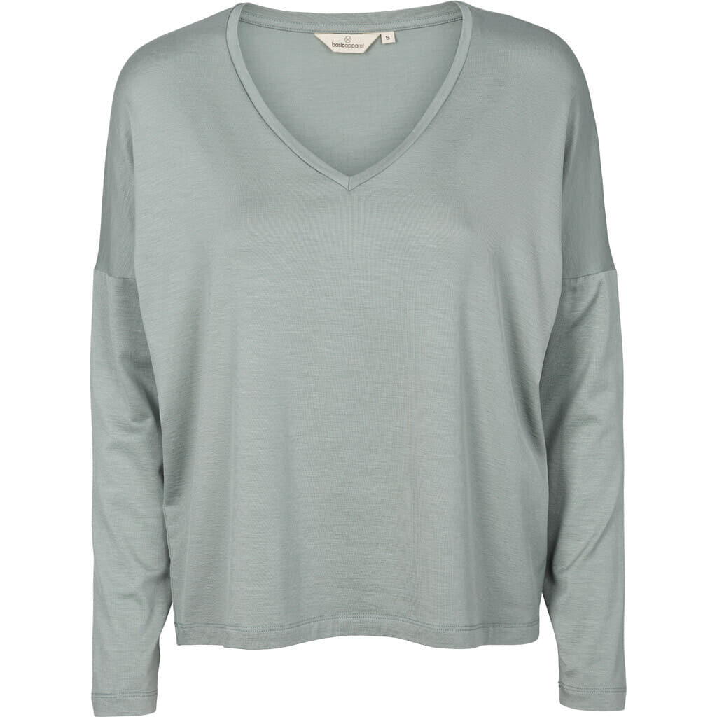 Langarmshirt V-Neck JOLINE aus Tencel™