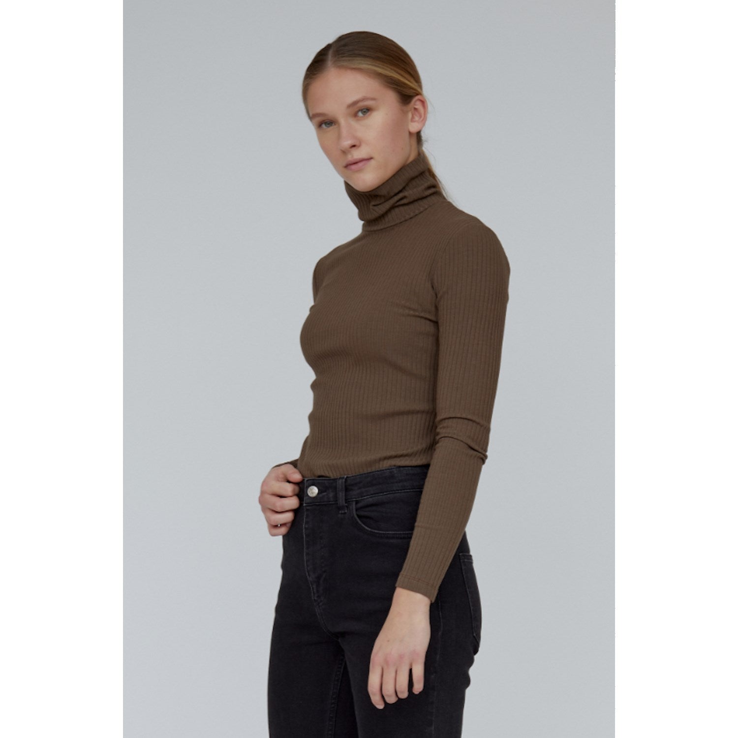 Rollkragenshirt RHODA aus Bio-Baumwolle und Modal