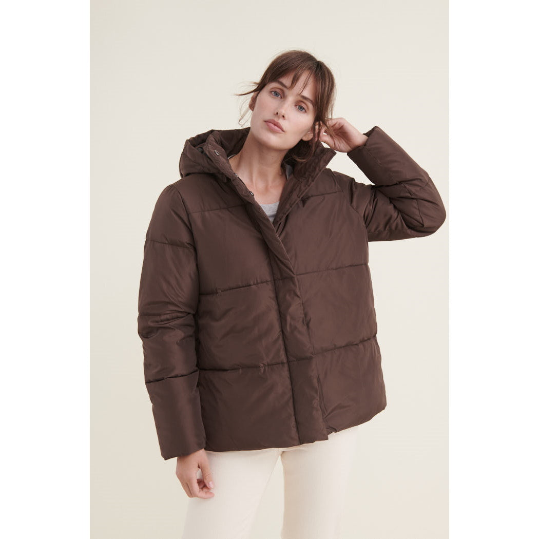 Kurze Pufferjacke DAGMAR aus recyceltem Polyester