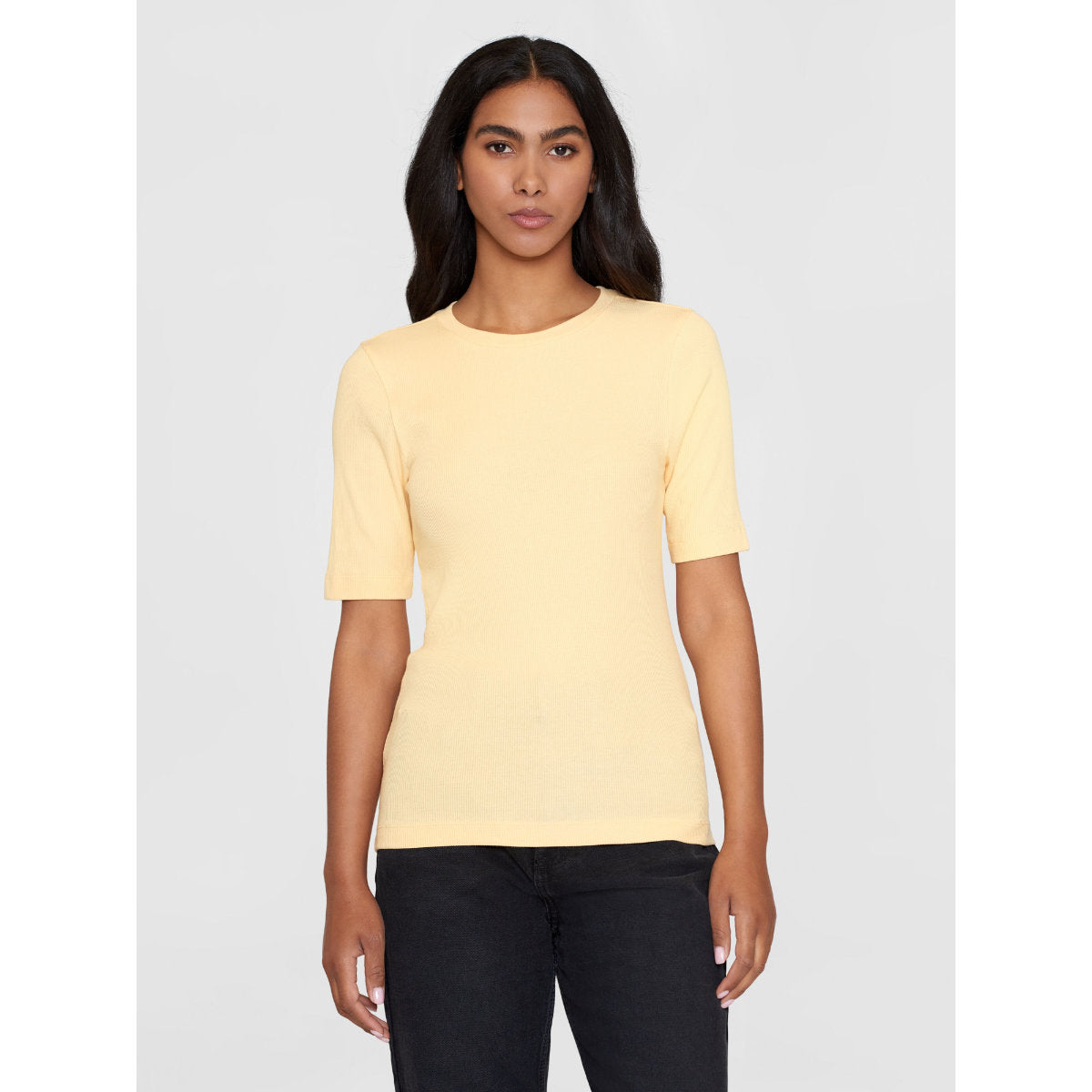 Halbarmshirt RIB T-SHIRT aus Bio-Baumwolle