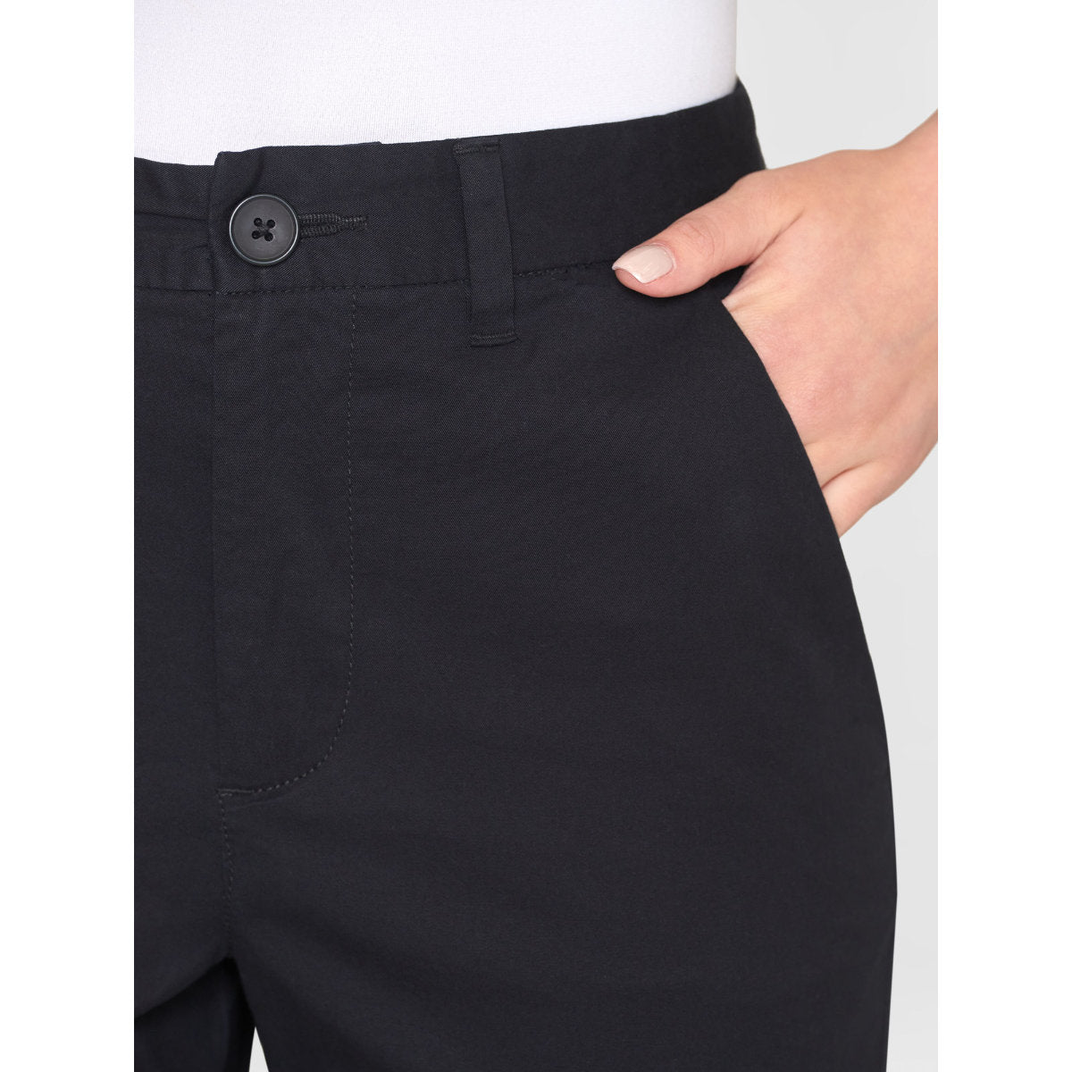 Poplin Chino IRIS aus Bio-Baumwolle