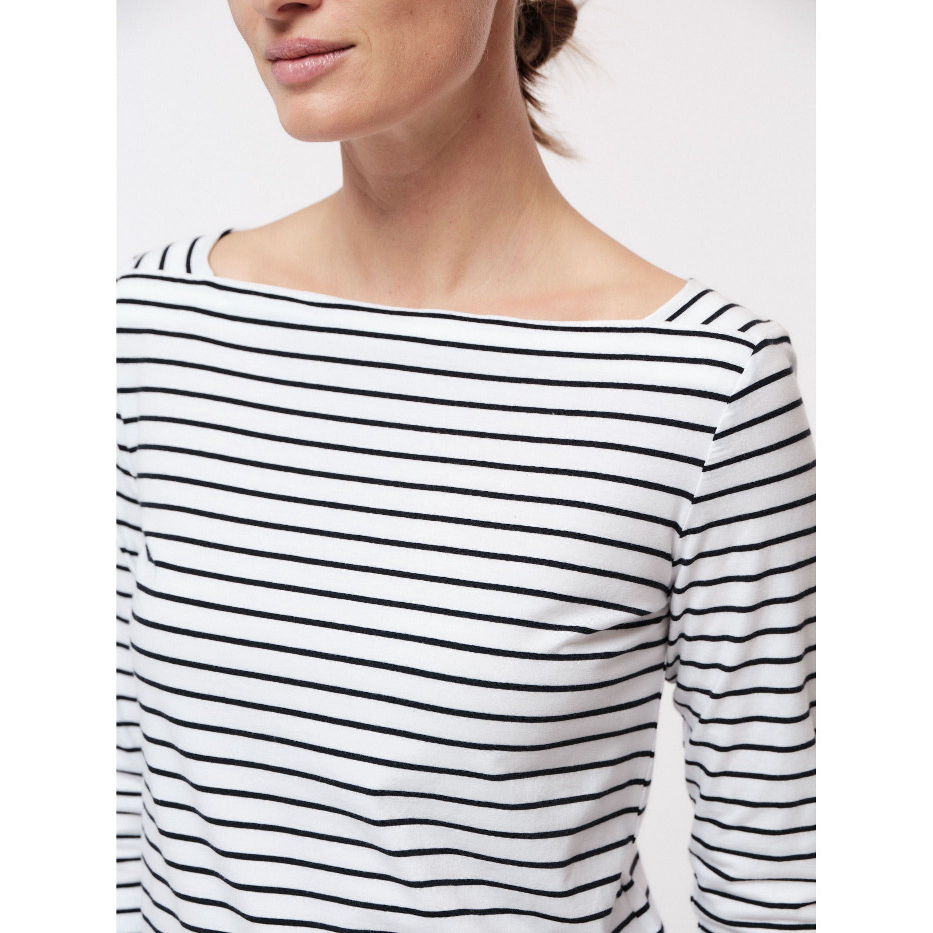 U-Boot Shirt mit Streifen aus Bio-Baumwolle