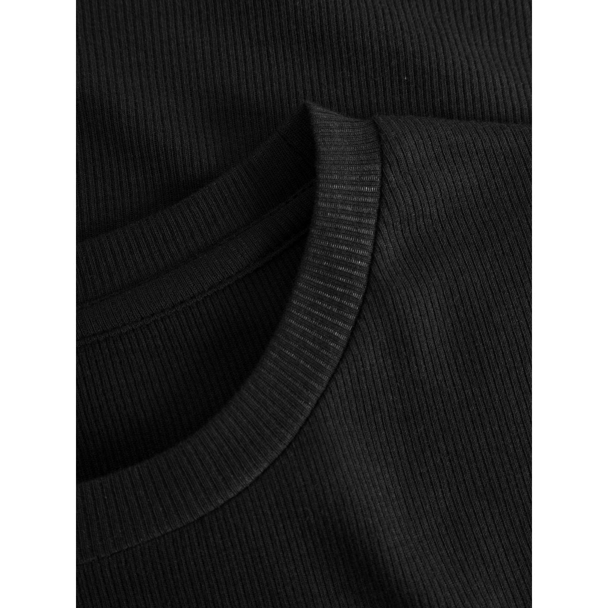 Halbarmshirt RIB T-SHIRT aus Bio-Baumwolle
