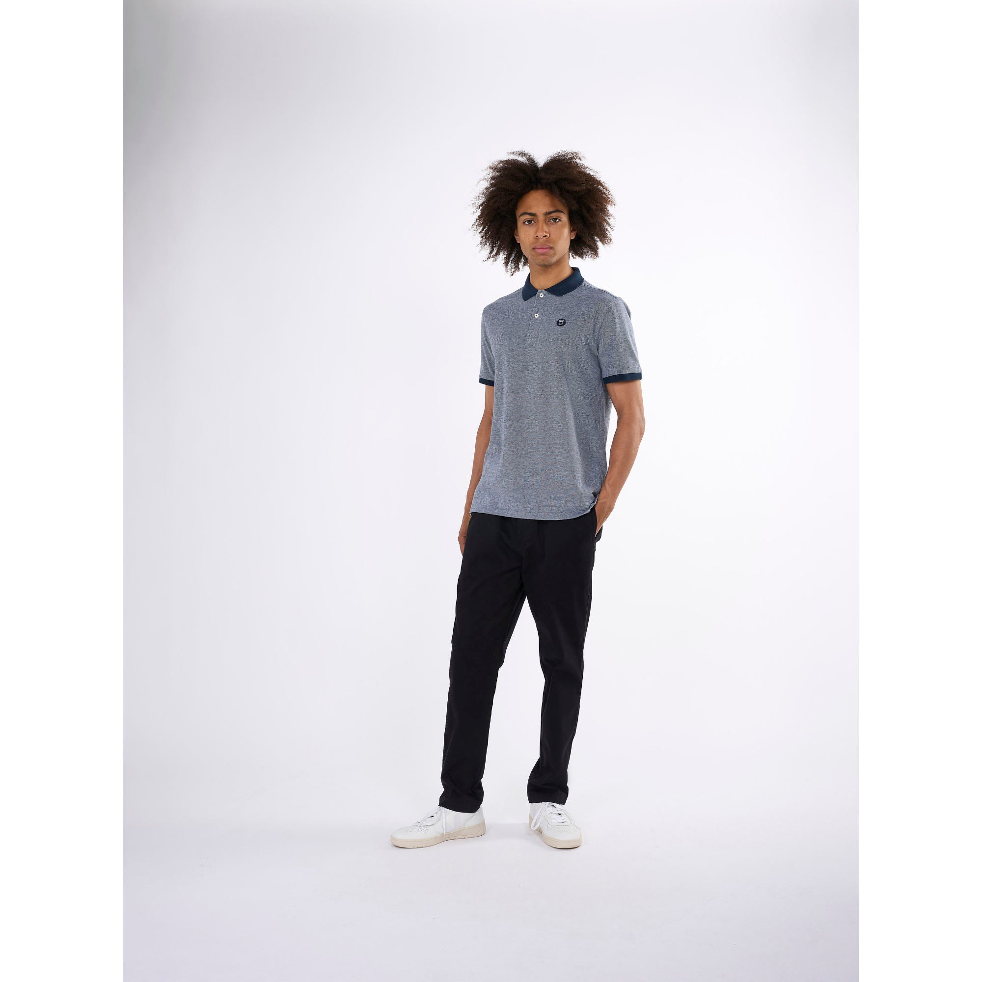 Poloshirt YARN DYED aus Bio-Baumwolle