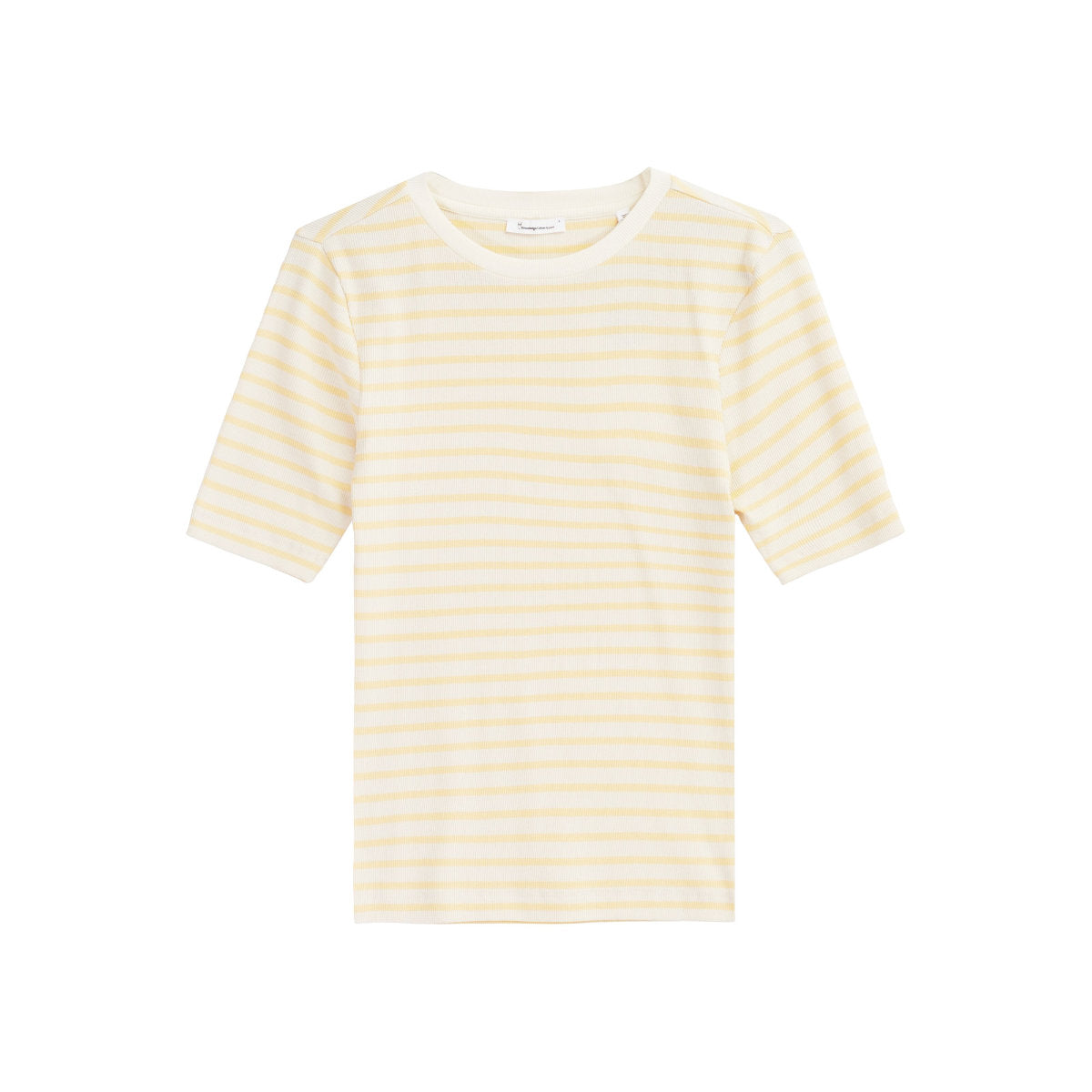 T-Shirt STRIPED RIB aus Bio-Baumwolle