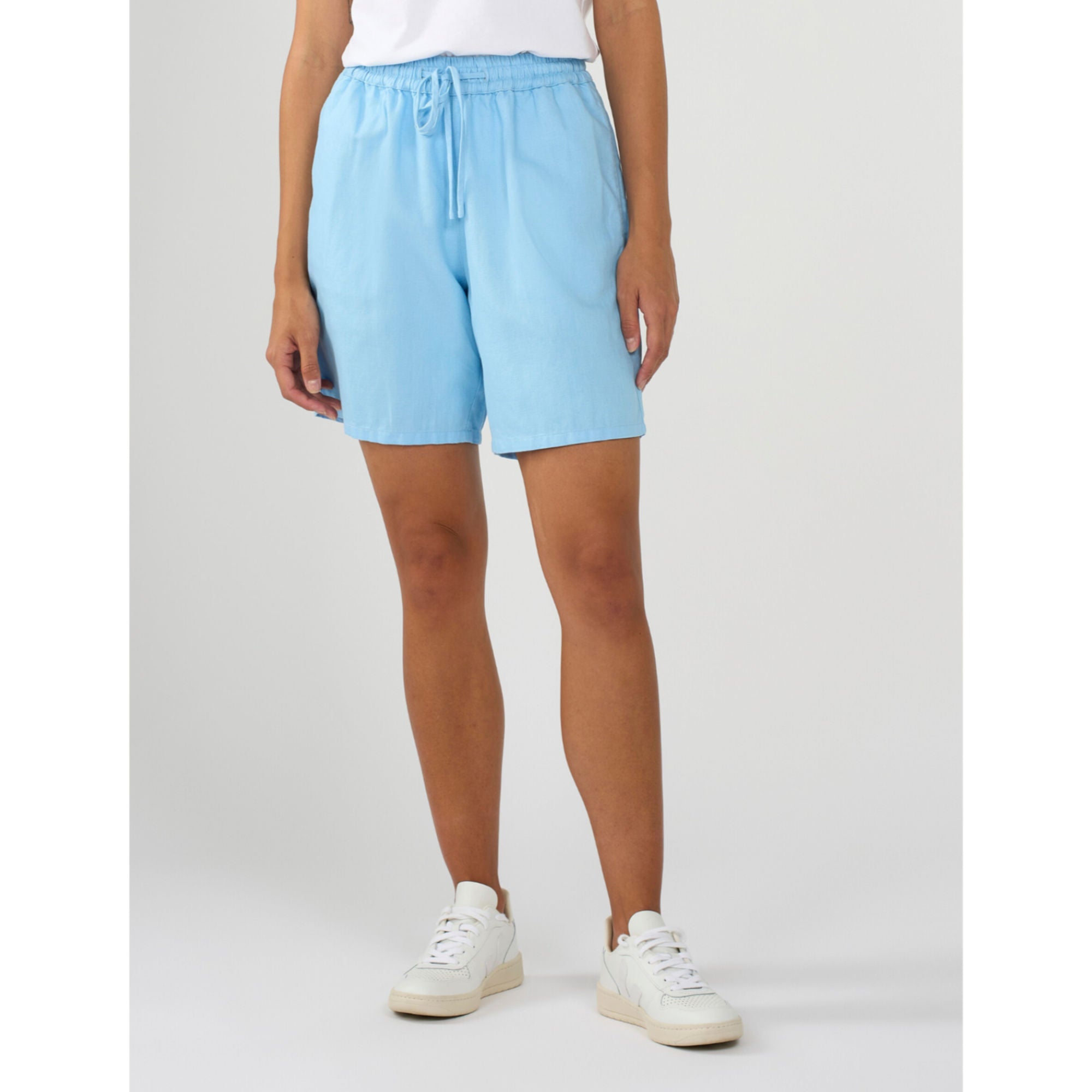 Shorts aus Bio-Baumwolle und Bio-Leinen