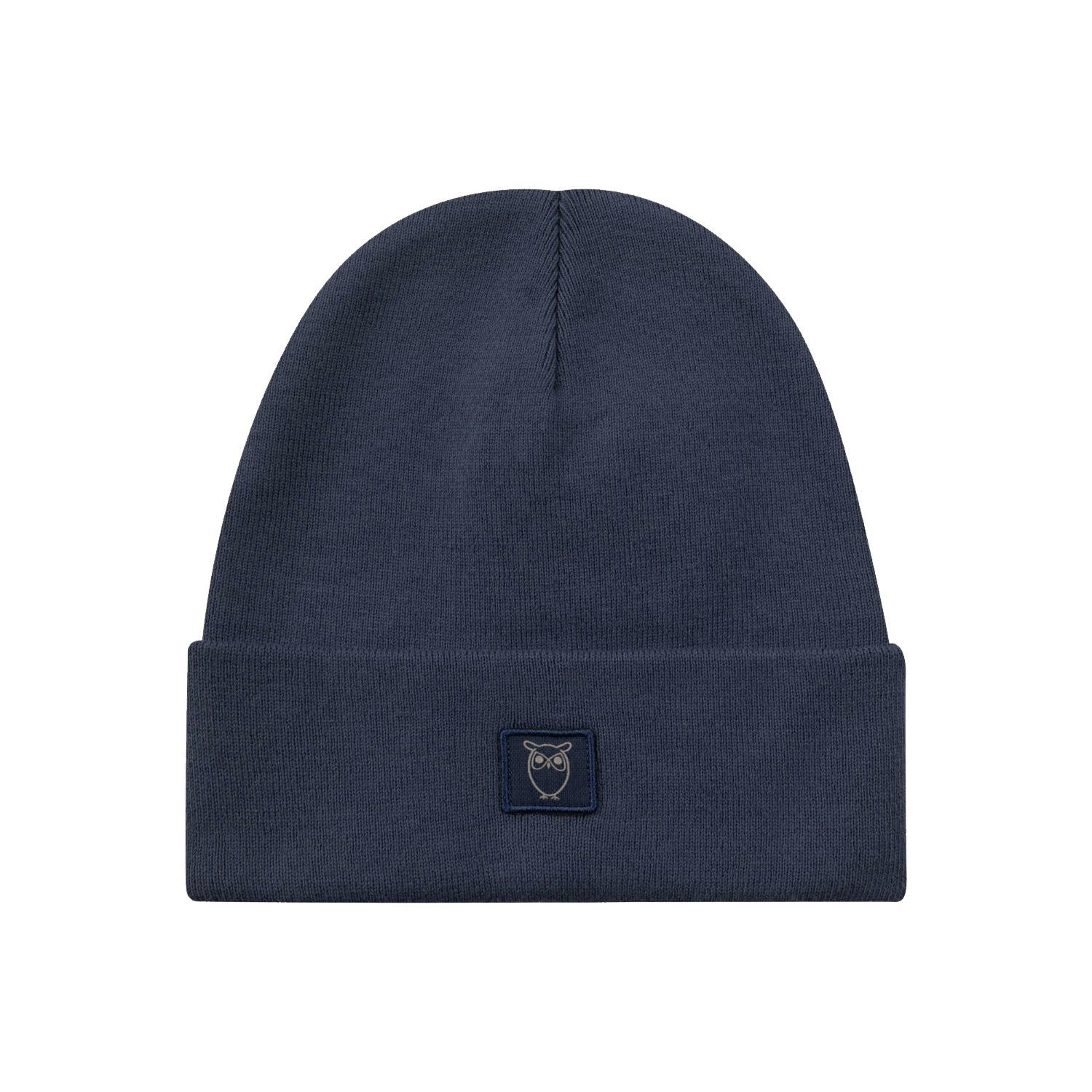 Strick-Beanie KNITTED RIB aus Bio-Baumwolle