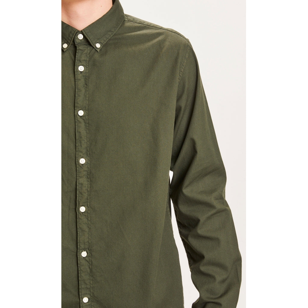 LARCH Casual Fit Cord Hemd GOTS/Vegan