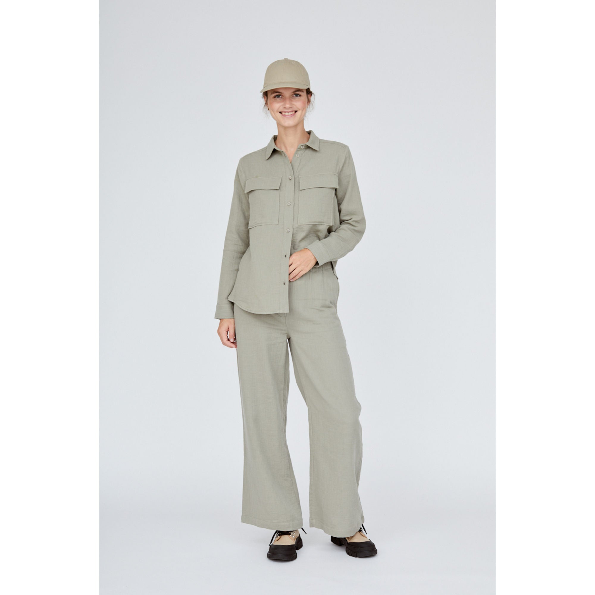 Lockere Hose TILDE aus Bio-Baumwolle