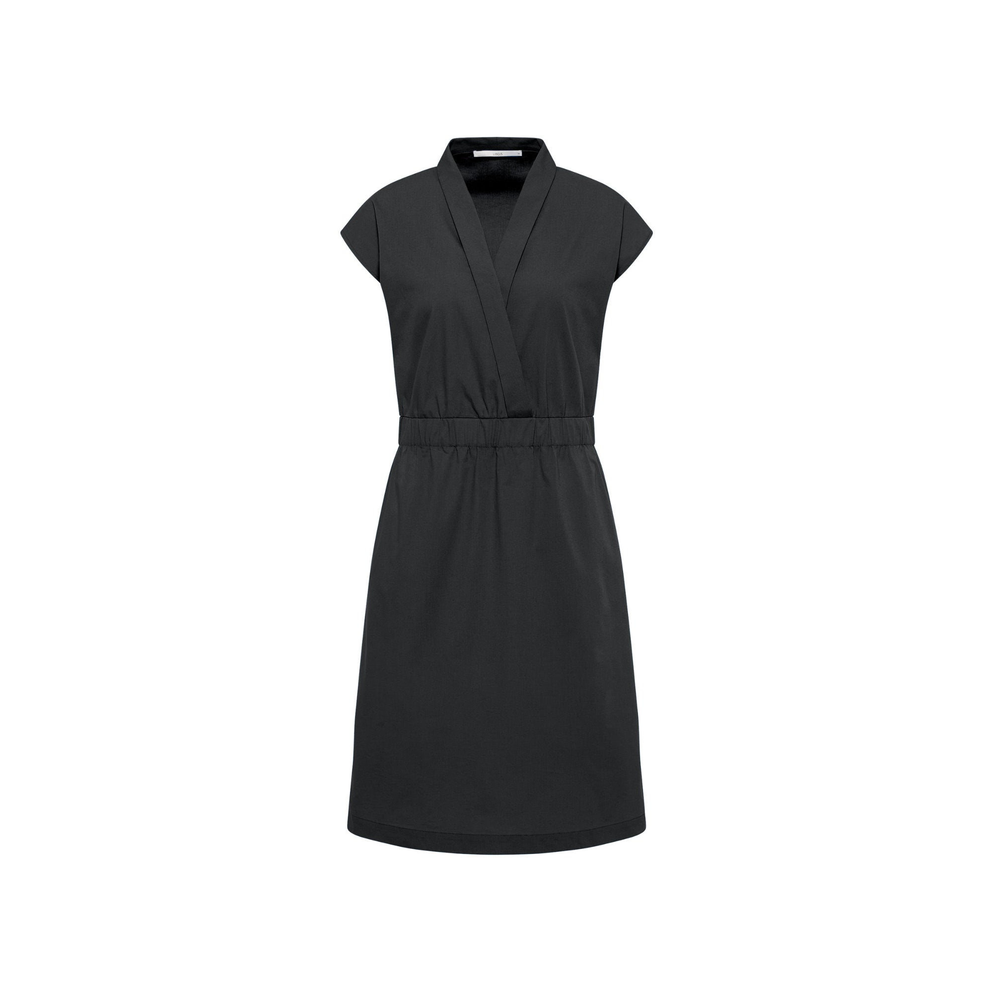 Kleid mit Stehkragen aus Bio-Baumwolle