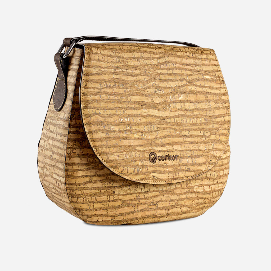 Saddle Bag Umhängetasche aus Kork