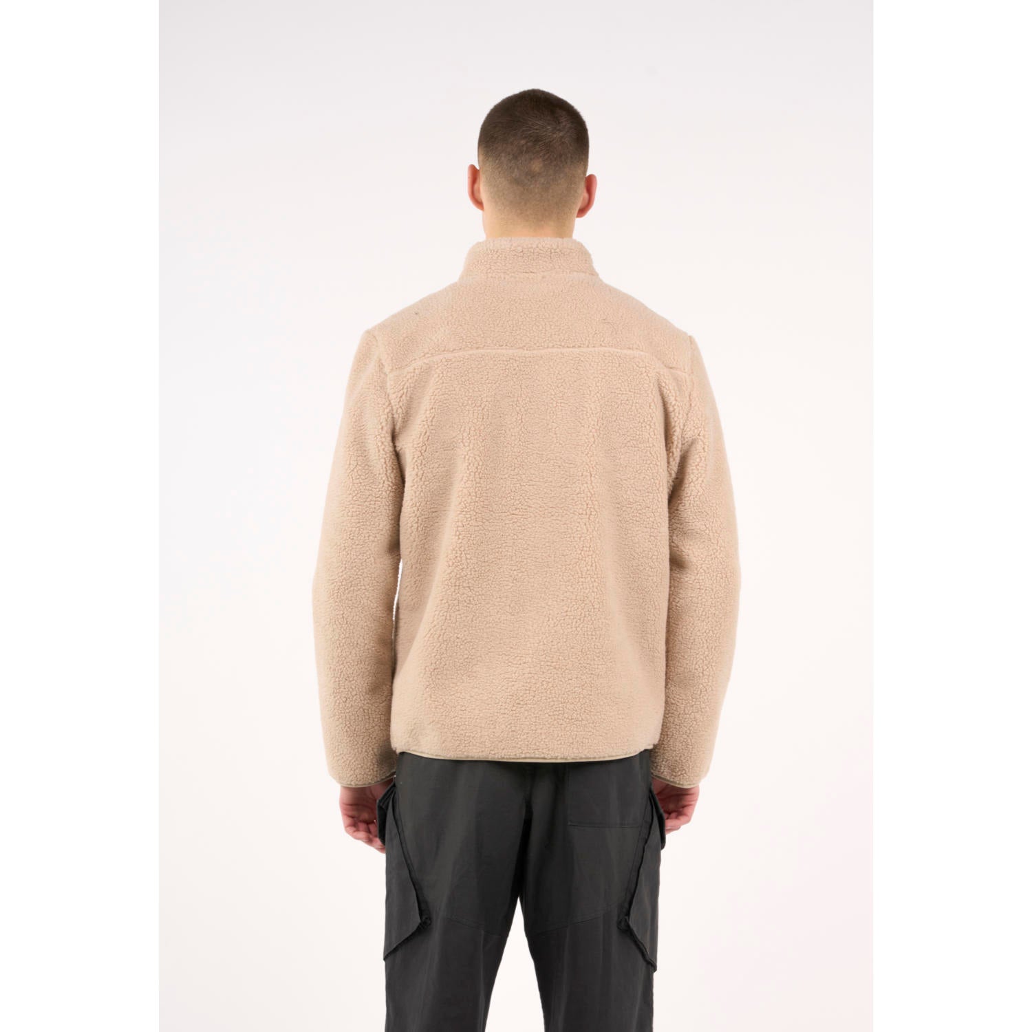 Teddy Fleece Jacke ZIP SWEAT aus recyceltem Polyester