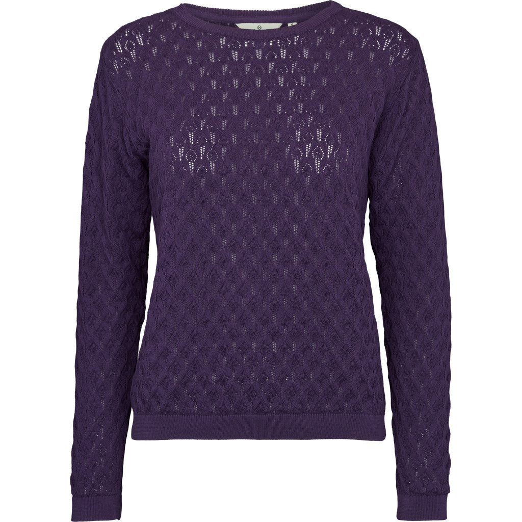 Pullover ISLA aus Bio-Baumwolle mit feinem Strickmuster