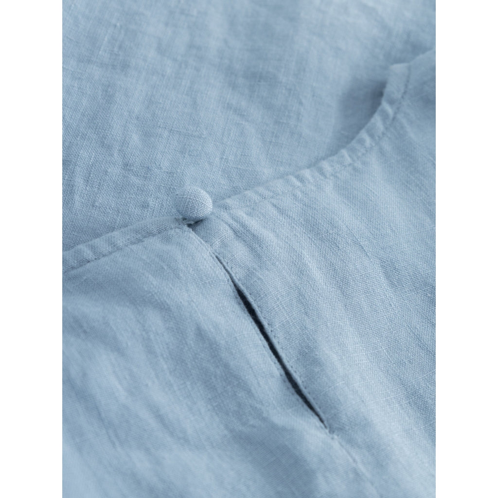 Kleid mit Bindegurt aus Bio-Leinen