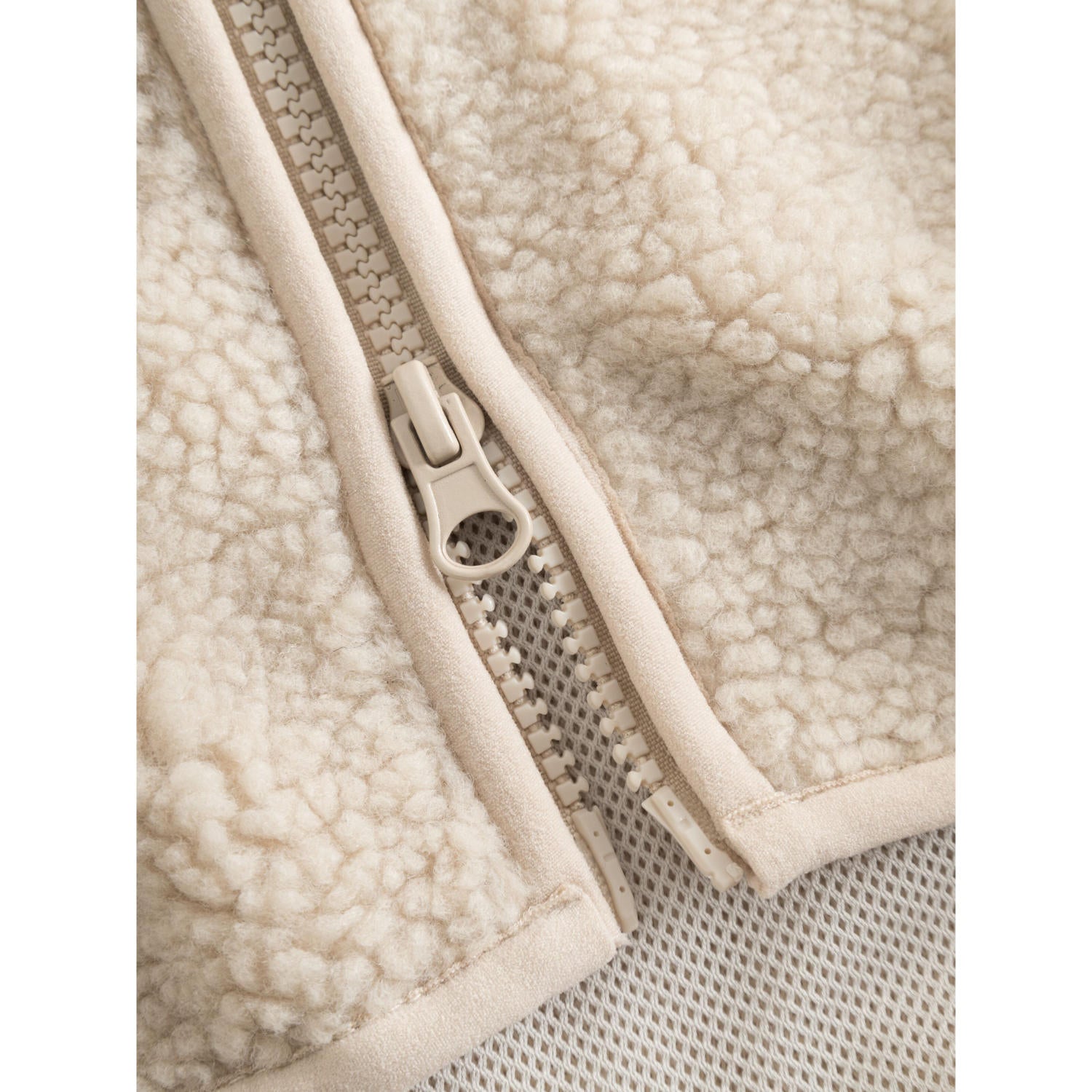 Teddyfleece Jacke HIGH NECK aus recyceltem Polyester