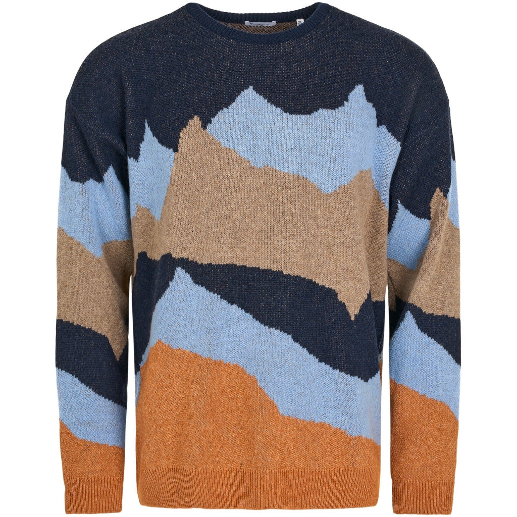 Strickpullover MOUNTAIN CREW NECK aus Bio-Wolle