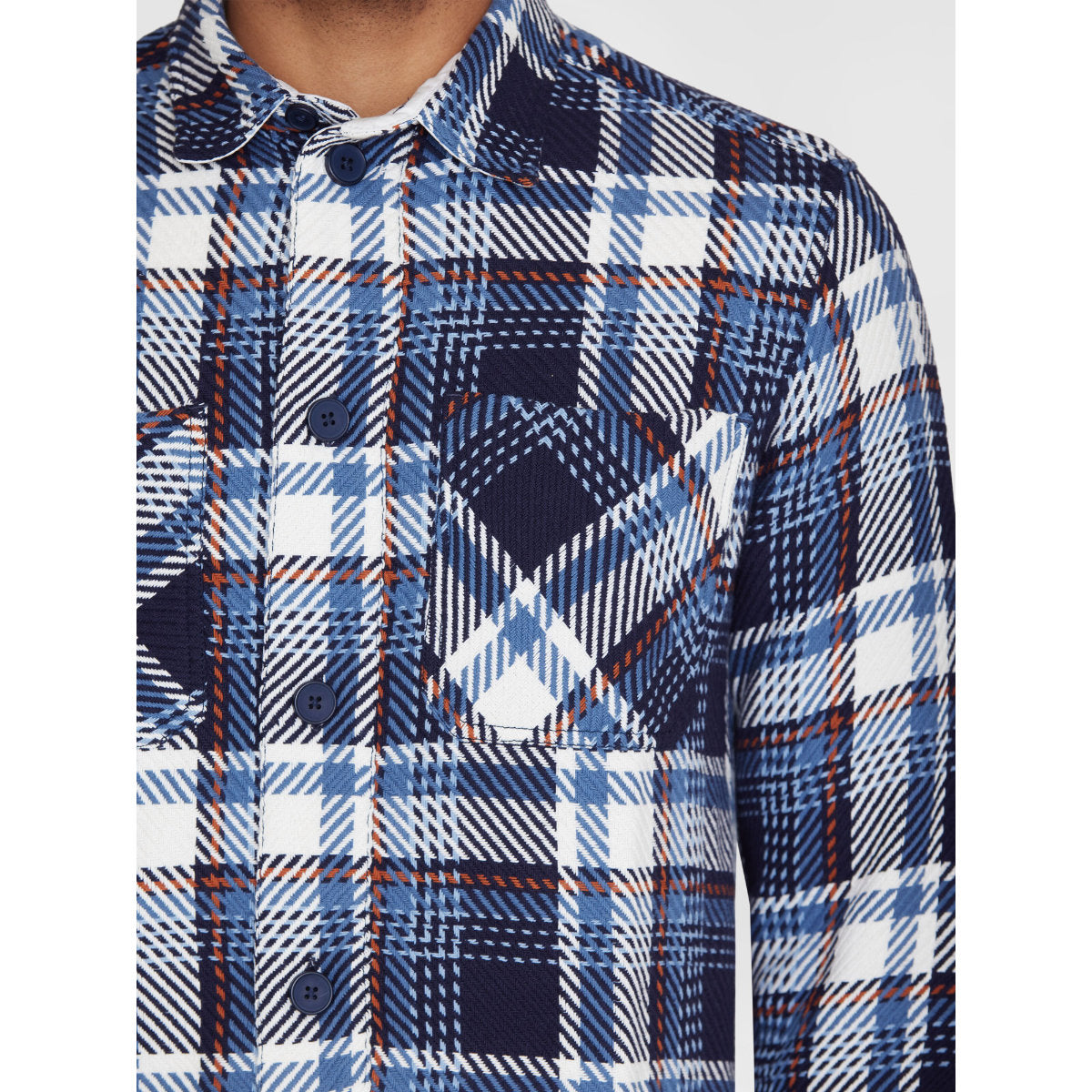 Kariertes Overshirt CHECKED aus Bio-Baumwolle