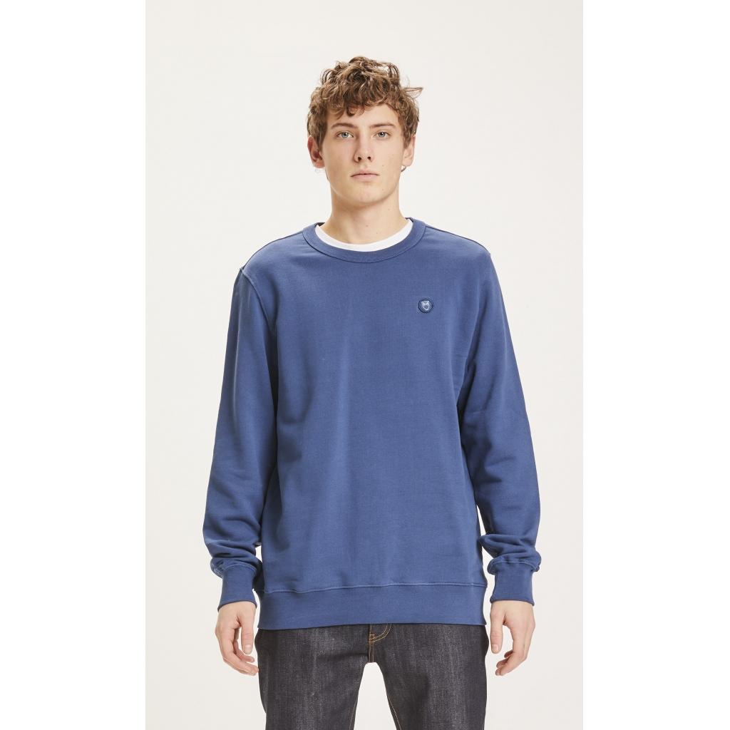 Sweat-Pullover ELM mit Badge aus Bio-Baumwolle