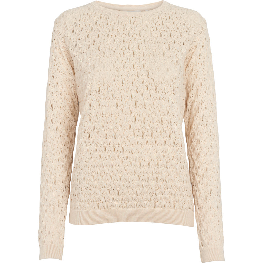 Pullover ISLA aus Bio-Baumwolle mit feinem Strickmuster