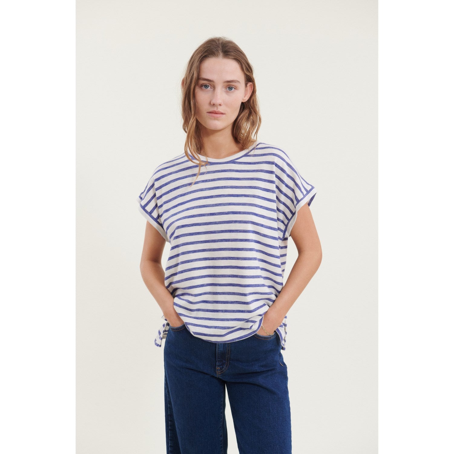 Gestreiftes T-Shirt MARY aus Bio-Baumwolle