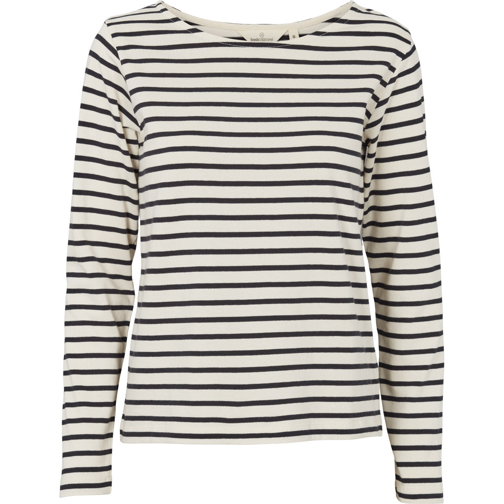 Gestreiftes Langarmshirt BRETON aus Bio-Baumwolle
