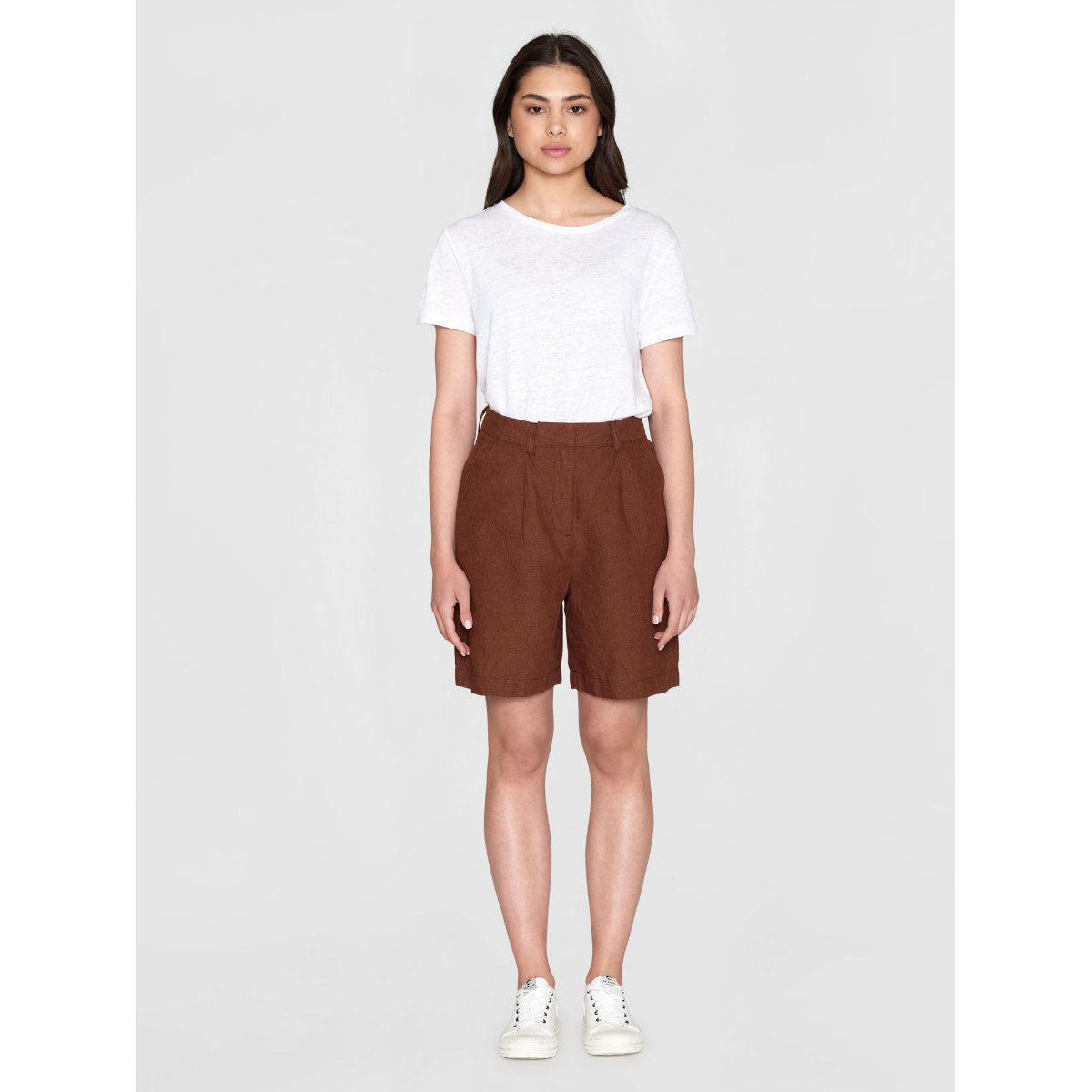 High-Waist Shorts POSEY aus Bio-Leinen