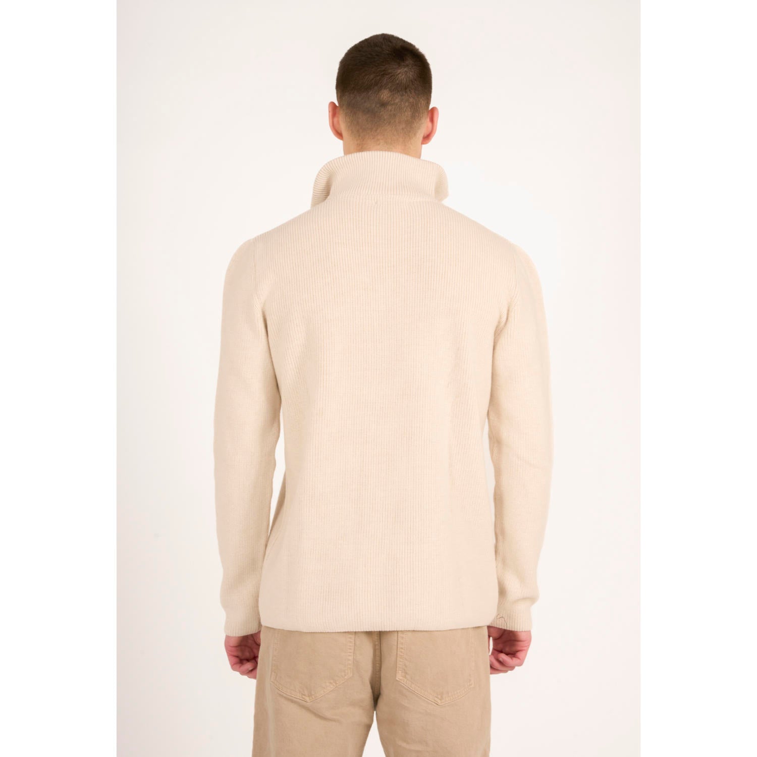 Stricktroyer HALF ZIP aus Merinowolle