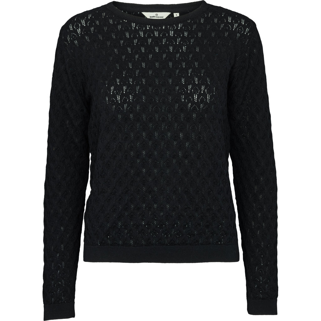 Pullover ISLA aus Bio-Baumwolle mit feinem Strickmuster
