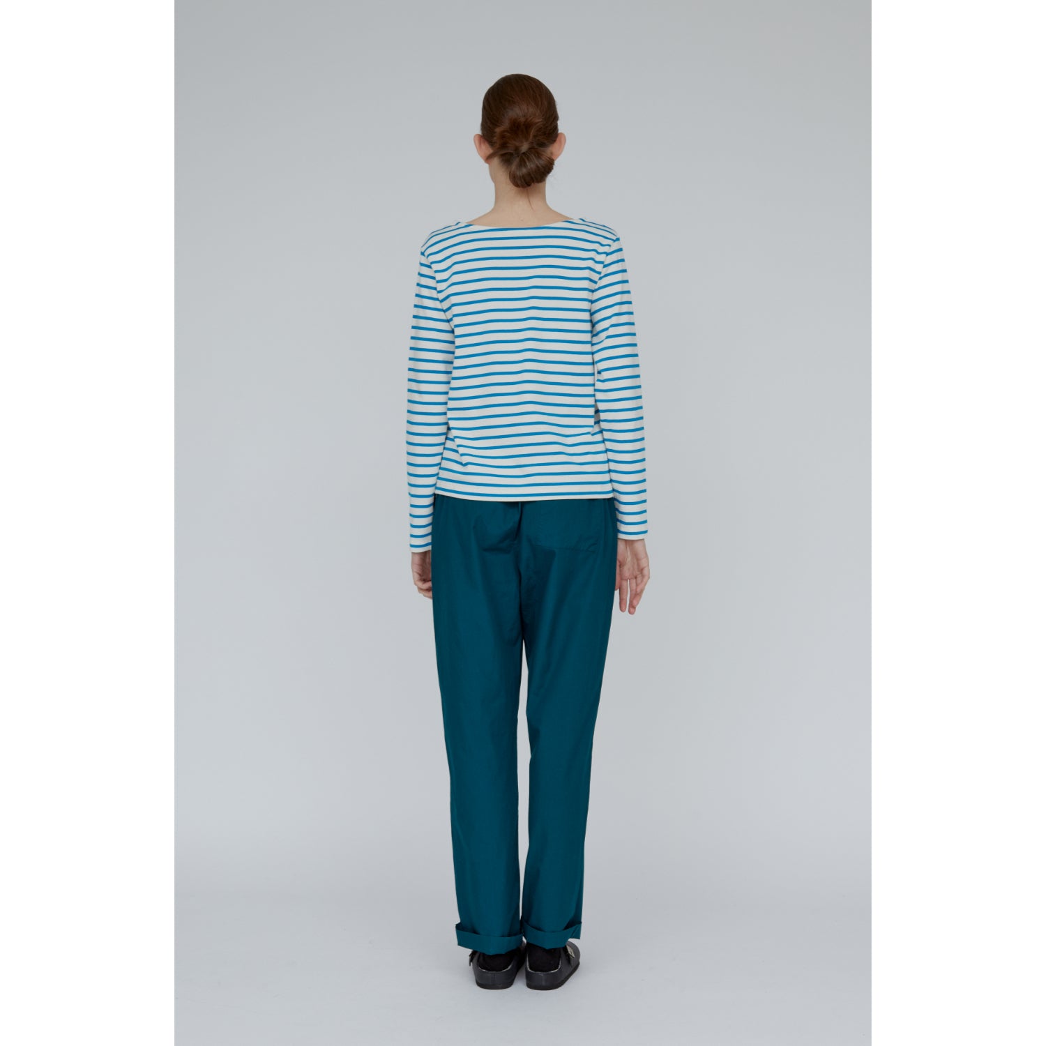Gestreiftes Langarmshirt BRETON aus Bio-Baumwolle