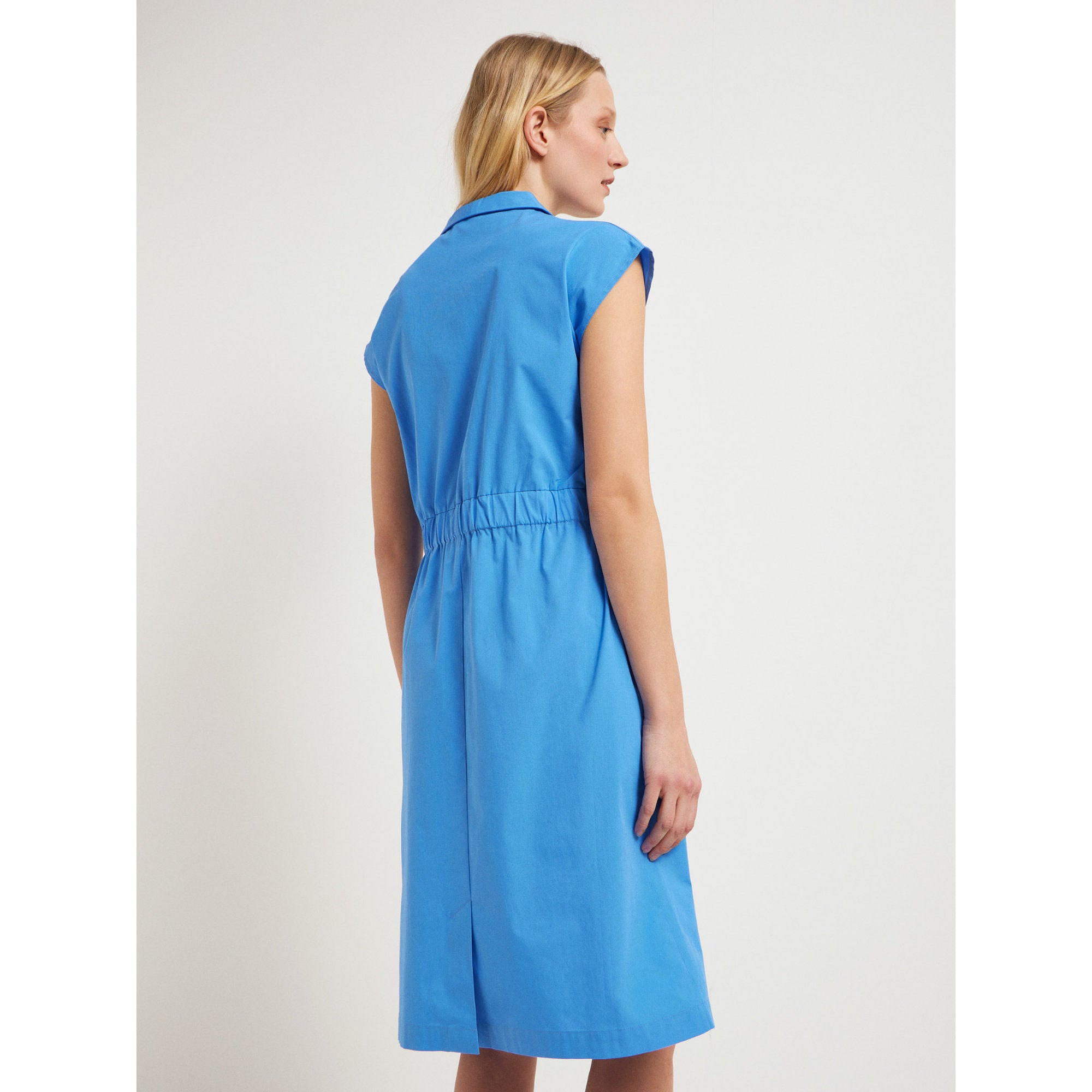 Kleid mit Stehkragen aus Bio-Baumwolle
