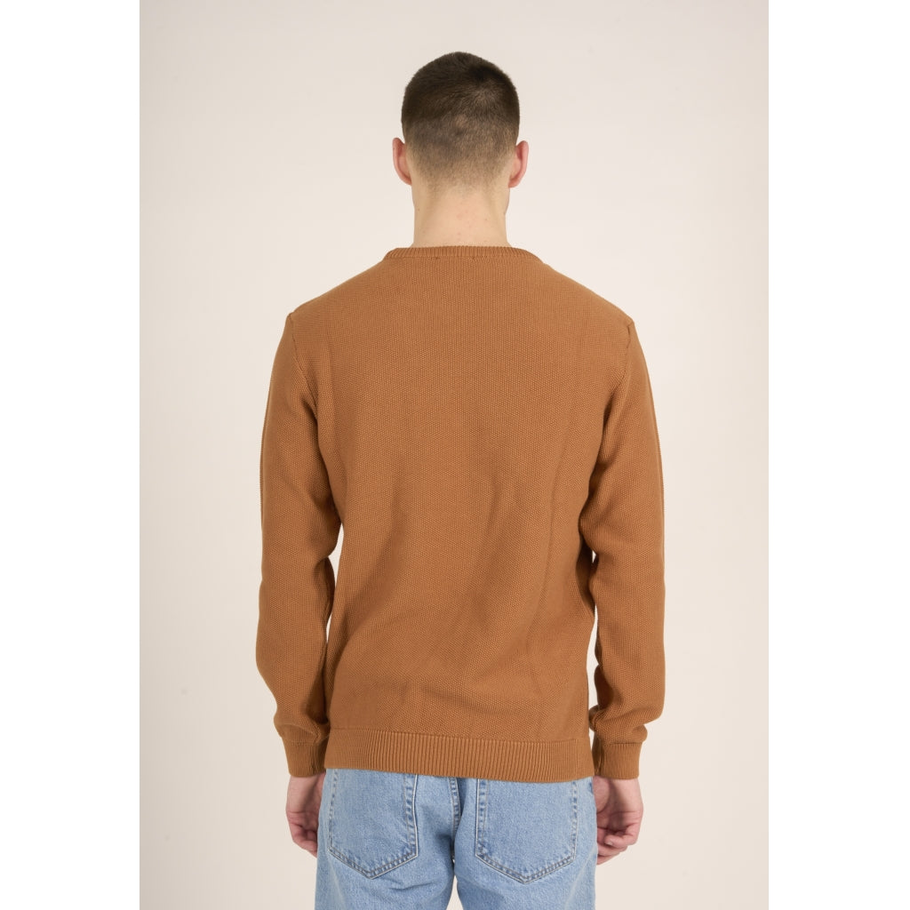 Strick-Pullover PIQUE BADGE aus Bio-Baumwolle
