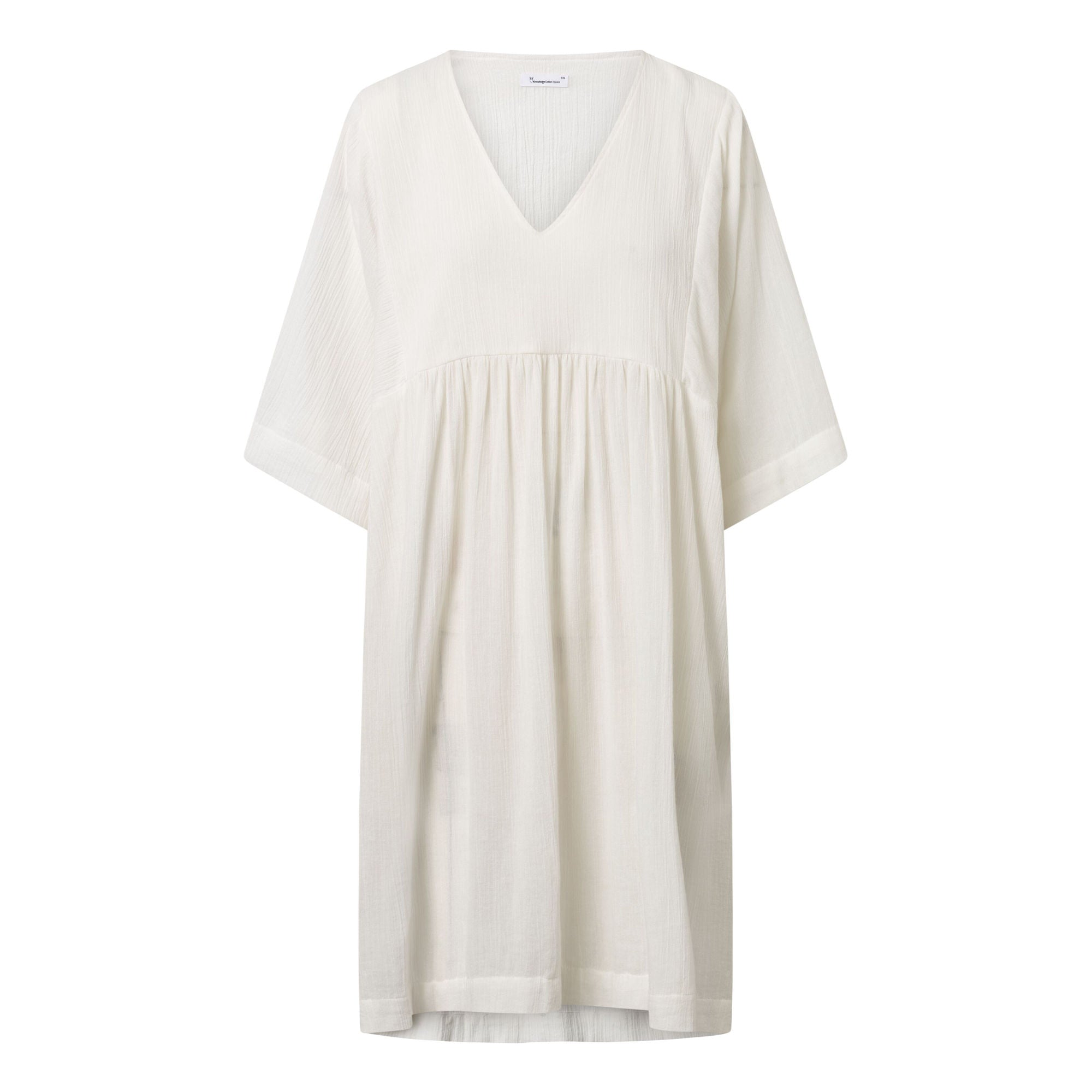 Crepe Kleid A-SHAPE aus Bio-Baumwolle