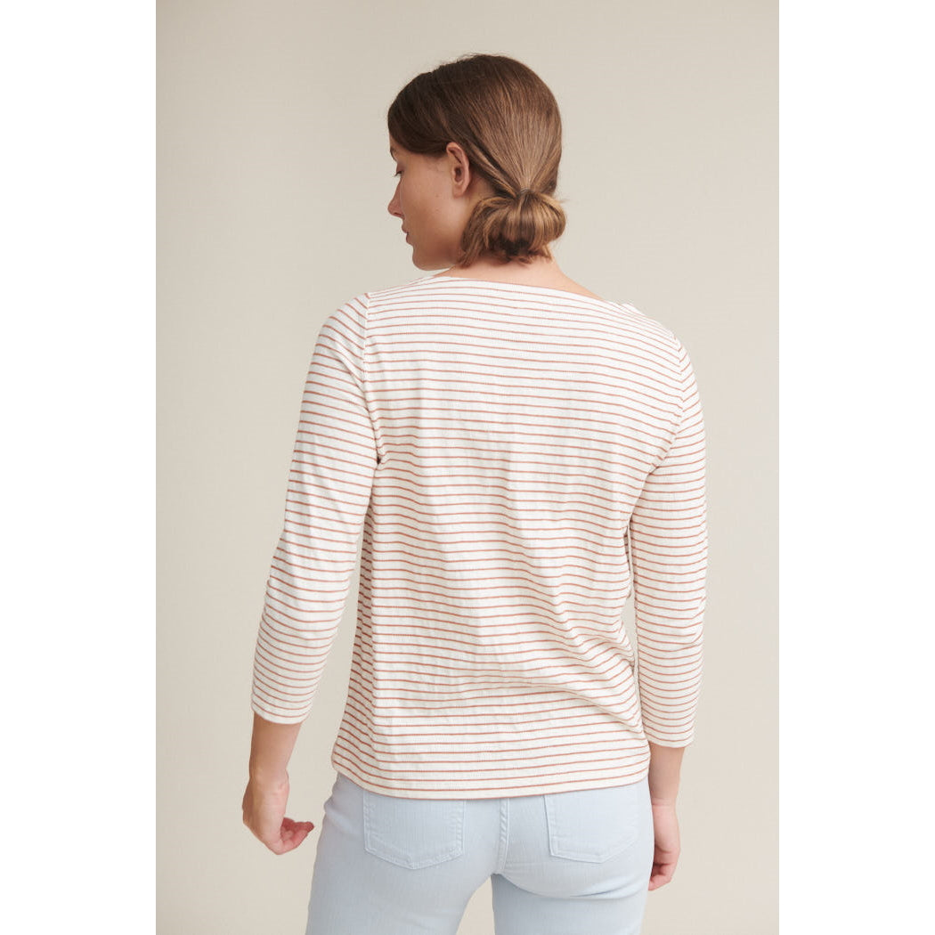 Shirt SAGA mit Streifen aus Bio-Baumwolle