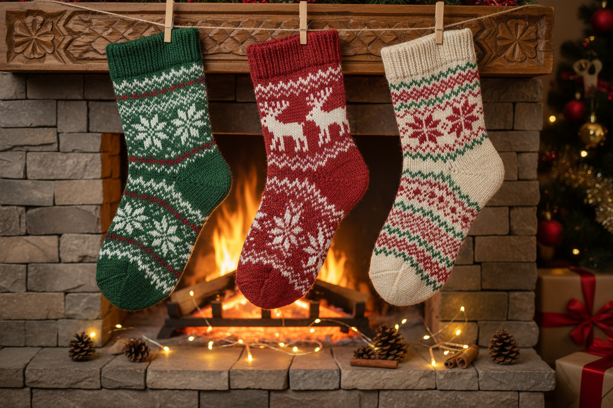socken zu weihnachten