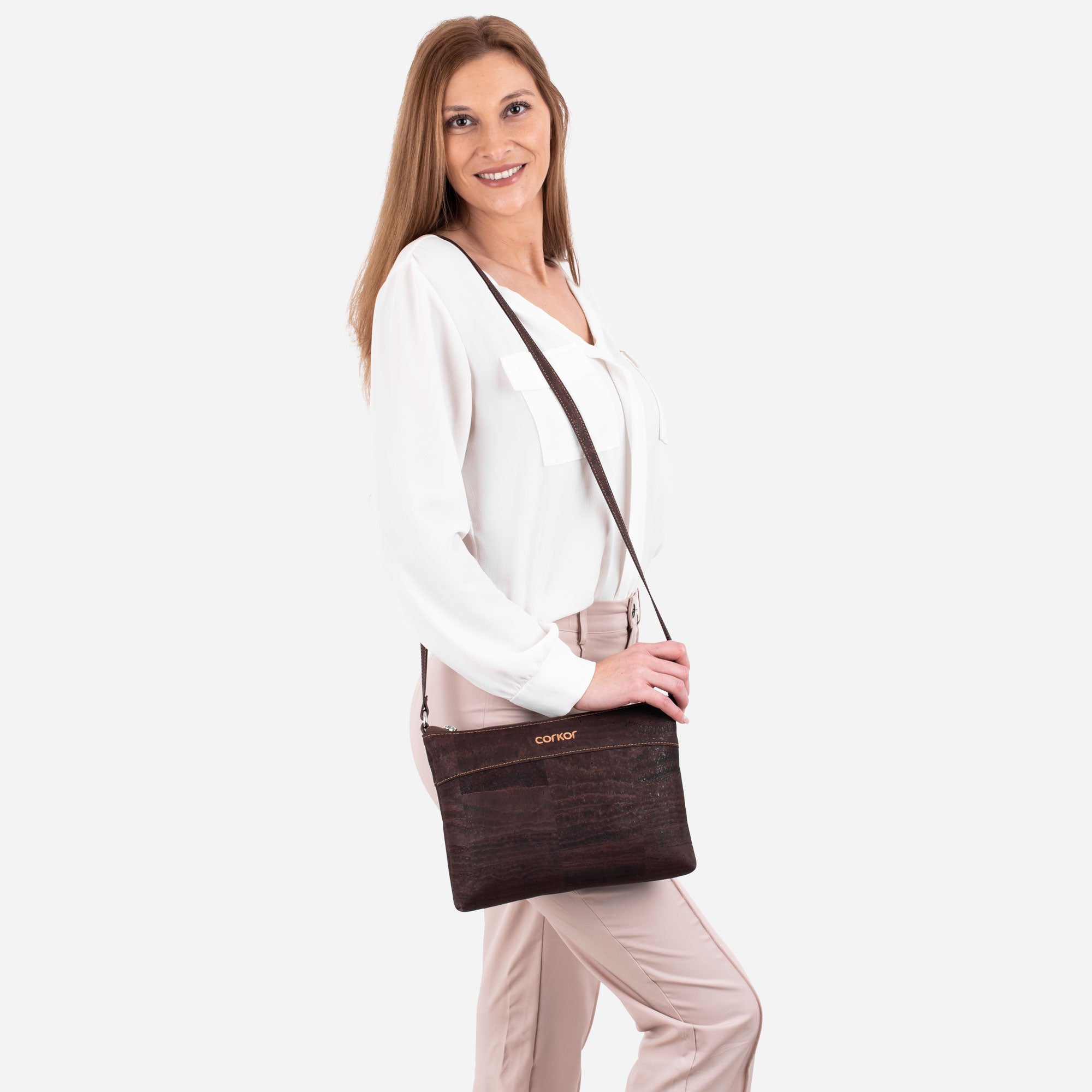 Crossbody Umhängetasche aus Kork