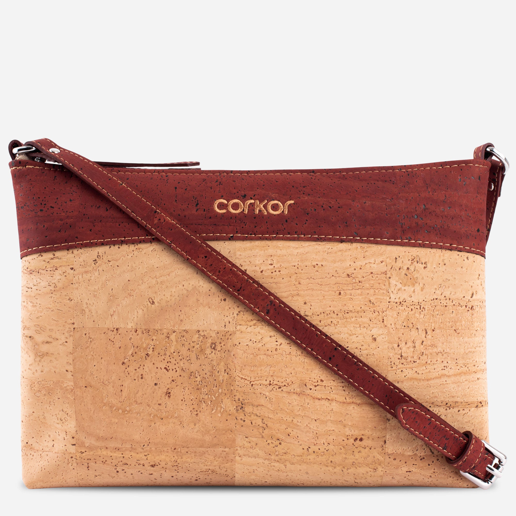 Crossbody Umhängetasche aus Kork