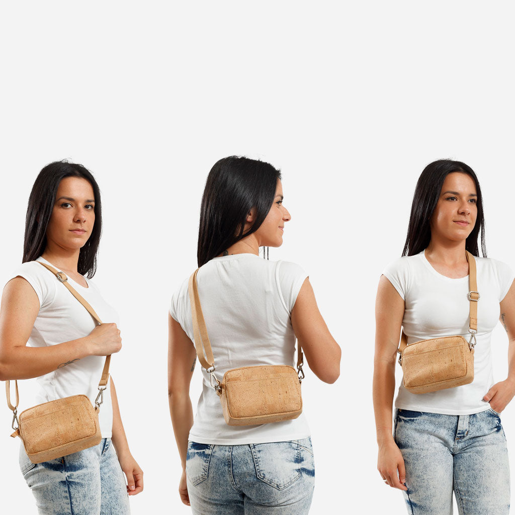Kork Horizontal Crossbody Tasche