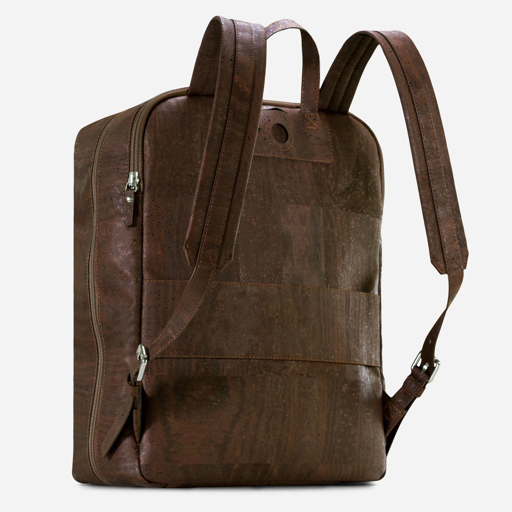 Kork-Rucksack mit 16-Zoll-Laptopfach