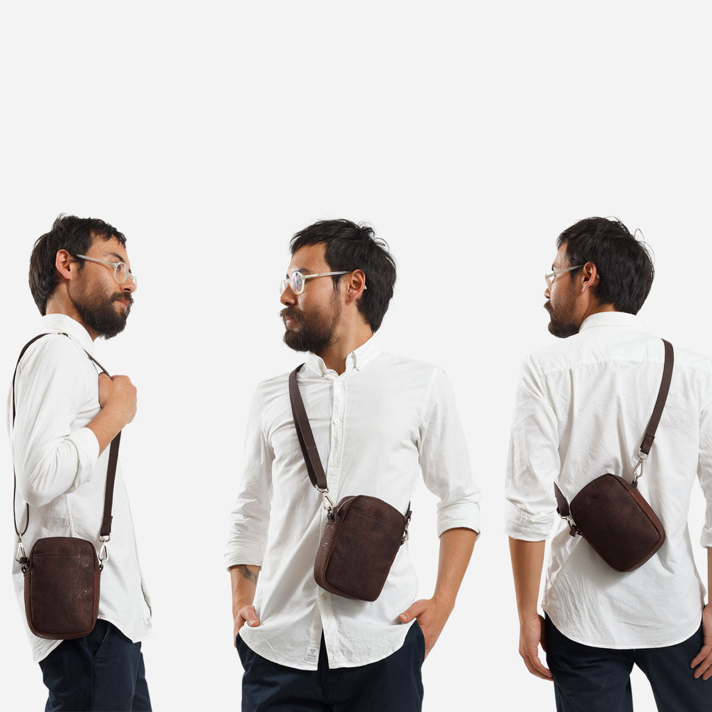 Kork Vertical Crossbody Tasche