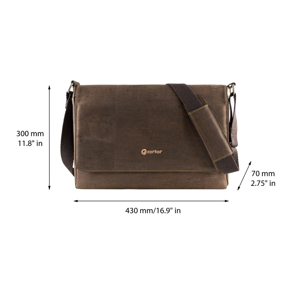 Kork Messenger Laptop-Tasche