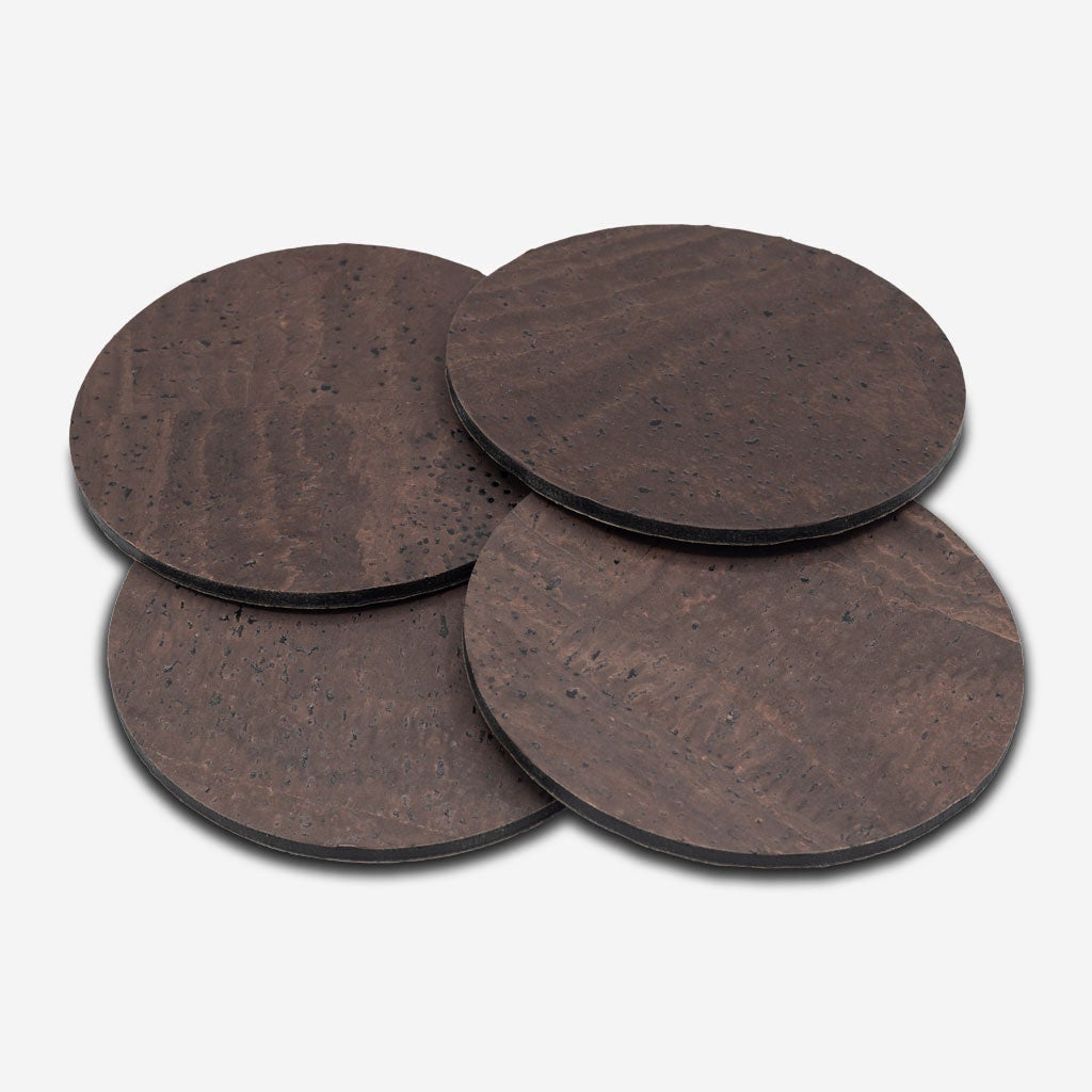 4-Pack Untersetzer aus Kork