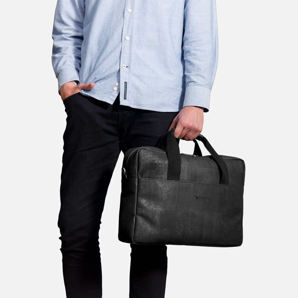 Kork Briefcase Akten-/Laptop-Tasche