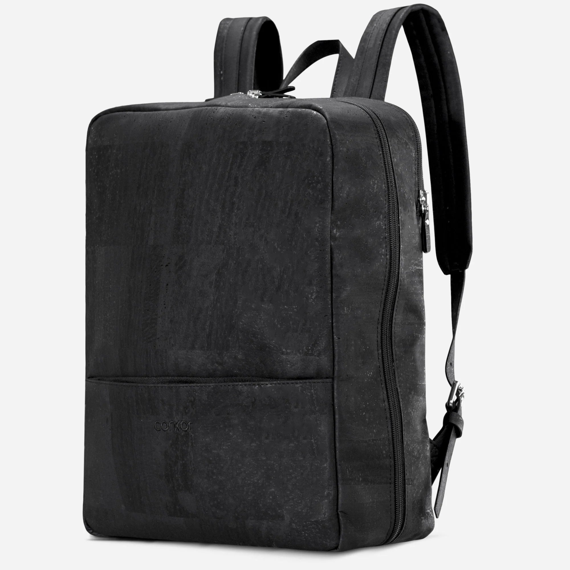 Kork-Rucksack mit 16-Zoll-Laptopfach