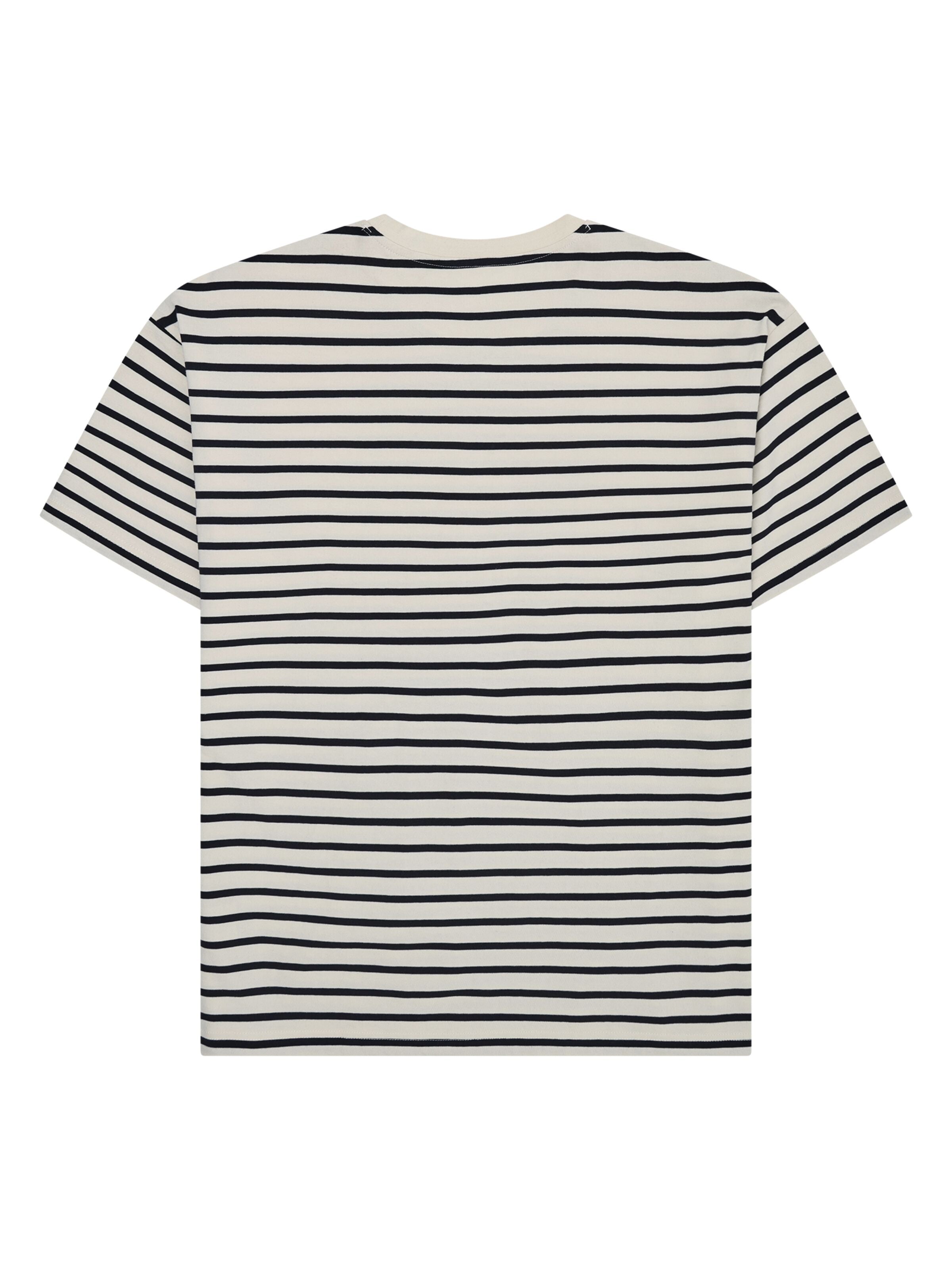 Lockeres gestreiftes T-Shirt aus Bio-Baumwolle