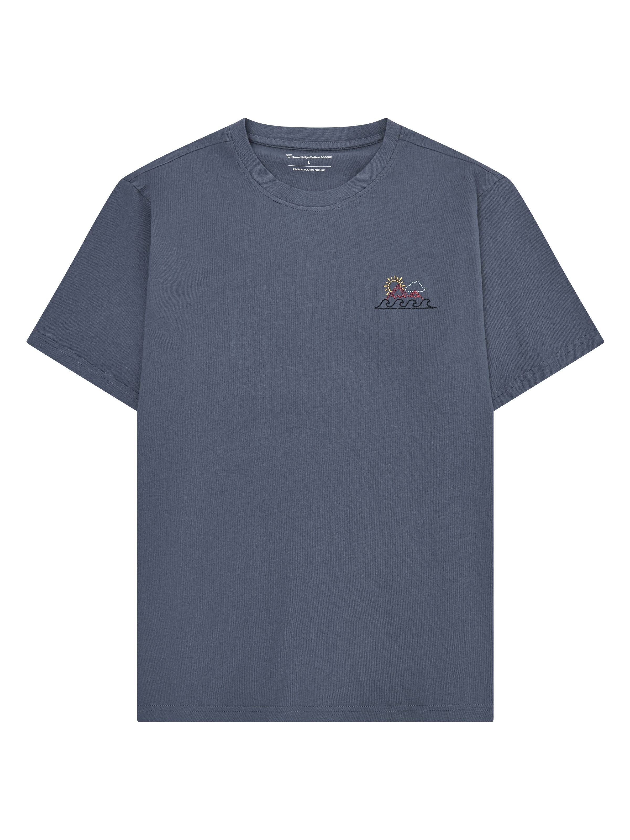 T-Shirt mit Stickerei aus Bio-Baumwolle