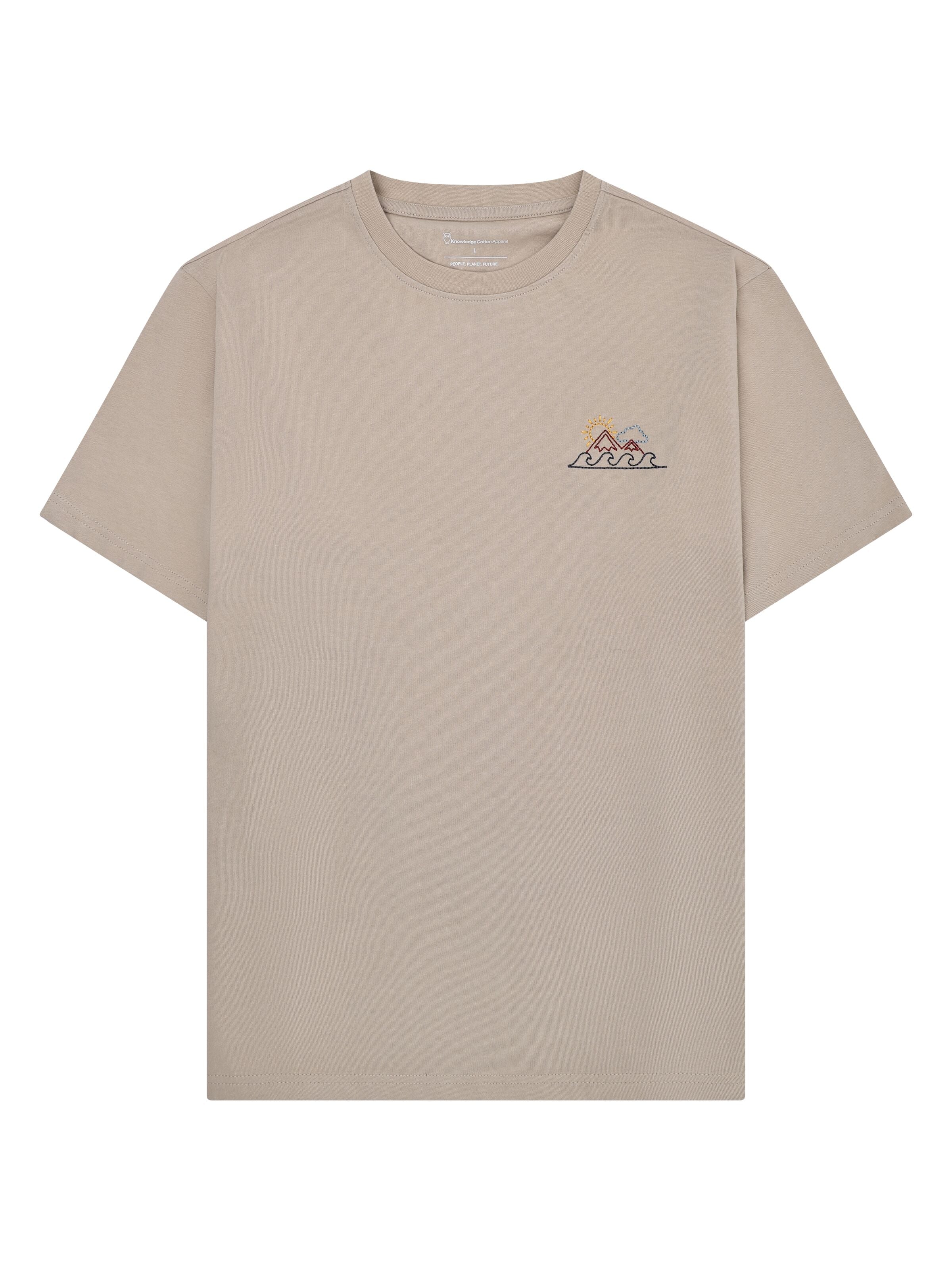 T-Shirt mit Stickerei aus Bio-Baumwolle