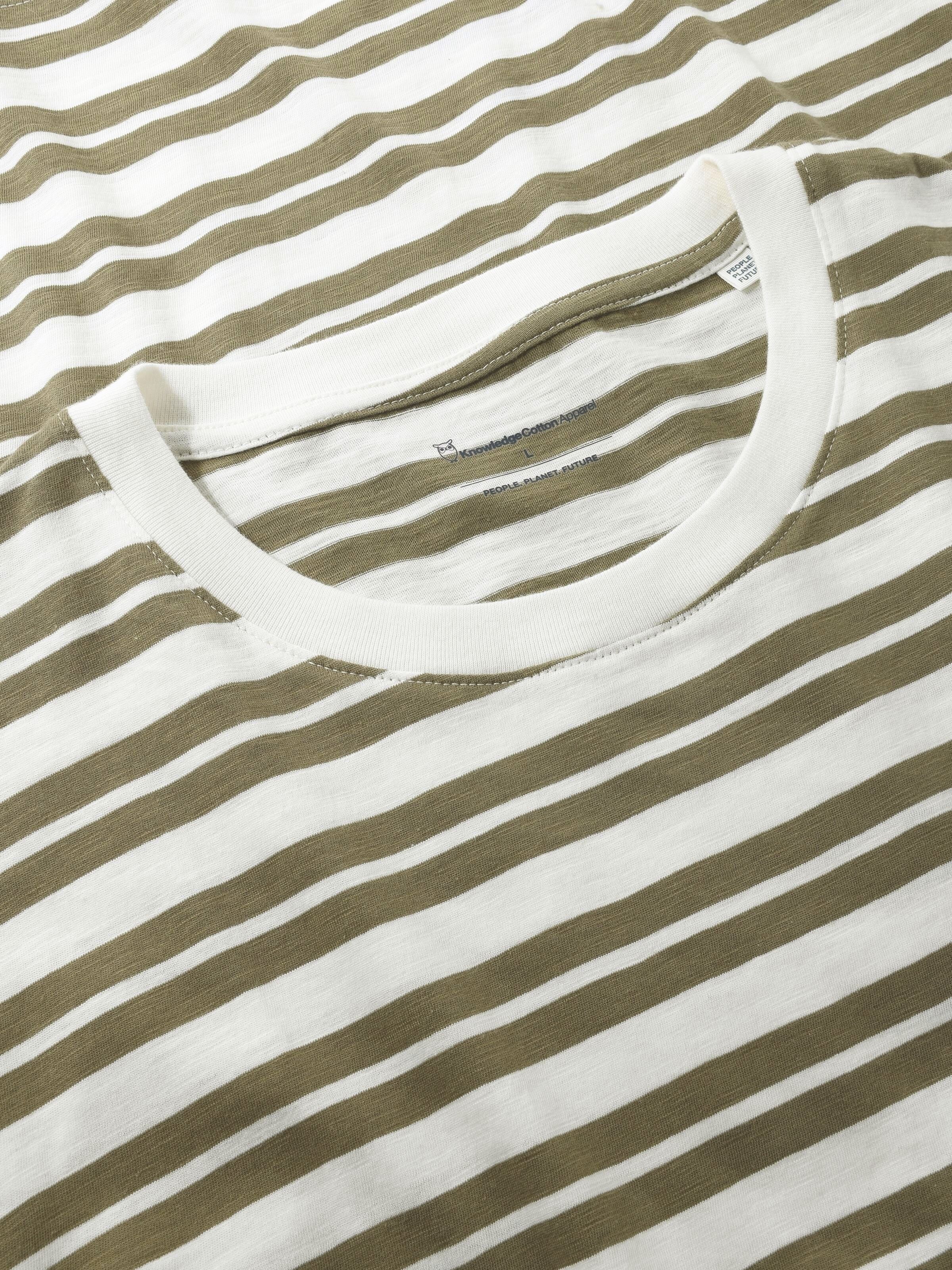 Getreiftes T-Shirt aus Bio-Baumwolle