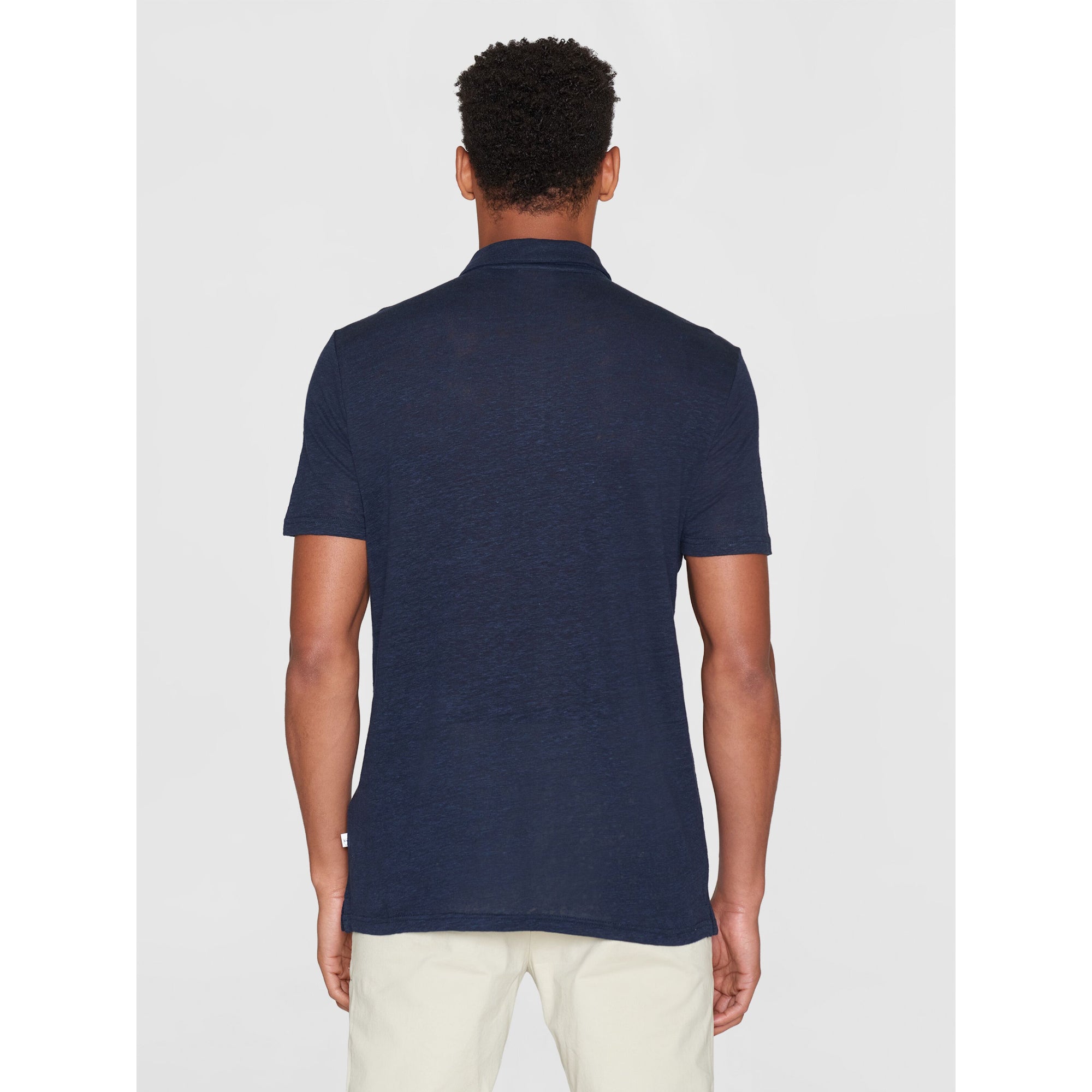 Poloshirt Regular aus Bio-Leinen