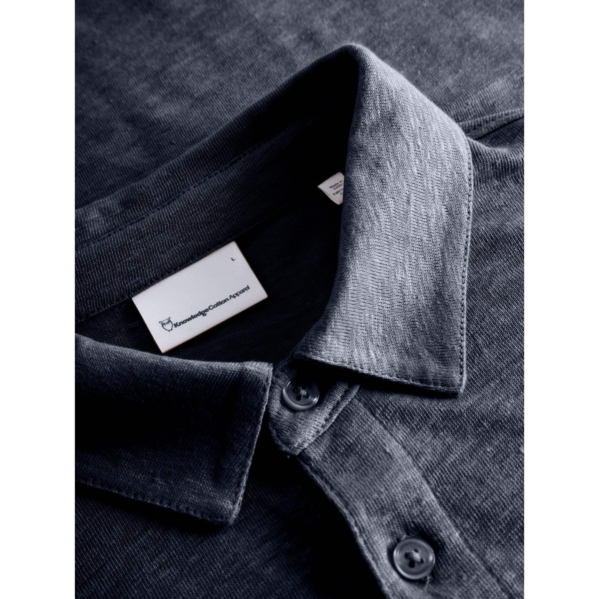 Poloshirt Regular aus Bio-Leinen